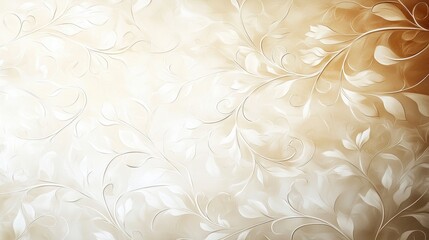 Elegant Beige Floral Background