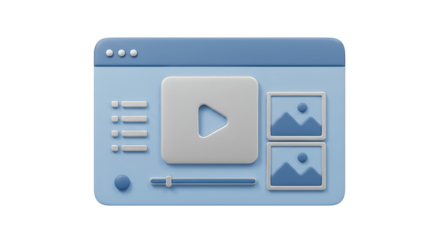 Isolated Filmmaker Interface Showing Video Editing Process