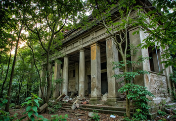 Abandoned Jungle Temple – A Mystical Ruin from a Forgotten Era