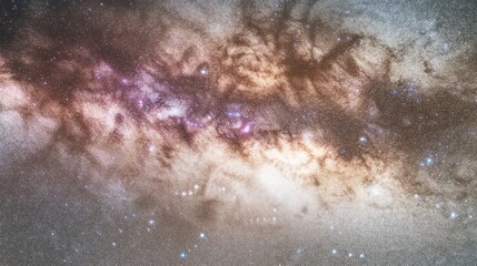Galactic core, celestial panorama, night sky