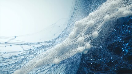 Exploring neural networks digital space abstract art virtual environment dynamic perspective technology insights