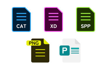 PC ドキュメント アイコン 3 PNG lrcat substance Office他 ベクター