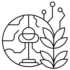 Modern Artificial Intelligence Symbols for Digital and Tech Projects
