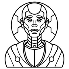 Modern Artificial Intelligence Symbols for Digital and Tech Projects

