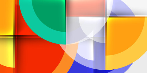 Target circle geometric abstract shapes. Vector Illustration For Wallpaper, Banner, Background, Card, Book Illustration, landing page