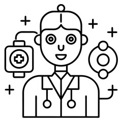 Modern Artificial Intelligence Symbols for Digital and Tech Projects
