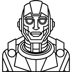 Modern Artificial Intelligence Symbols for Digital and Tech Projects
