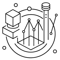 Modern Artificial Intelligence Symbols for Digital and Tech Projects
