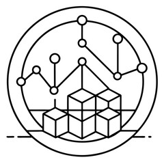 Modern Artificial Intelligence Symbols for Digital and Tech Projects
