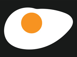 fried egg icon on a white background.