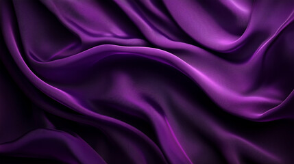 Obraz premium Purple fabric with a wave pattern