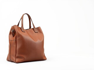 Naklejka premium Elegant Leather Bag Mockup for Branding Design