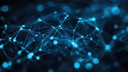 Obraz premium Information of business from network technology sharing connection network data digital for business concept analysis management financial background