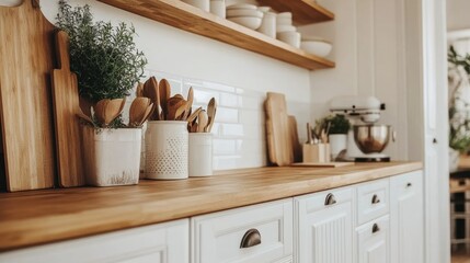 Table Kitchen workplace close up interior home funiture