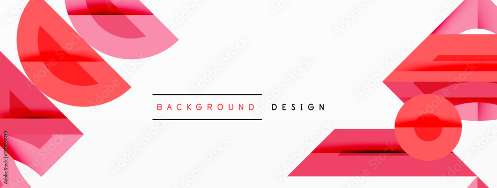 Poster abstract geometric background shapes forming a modern, symmetrical pattern. bold contrast, smooth gr