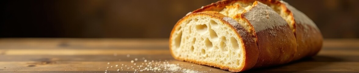 Crusty whole grain multi loaf with golden crust, multi loaf, whole grain