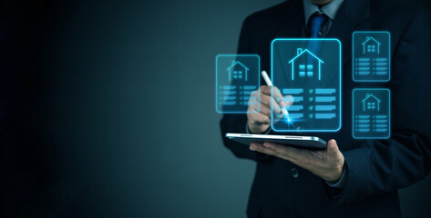 Online real estate business using digital marketing strategies for efficient property...