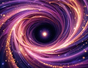 Obraz premium Cosmic swirl event universe digital artwork space abstract perspective astronomical phenomenon