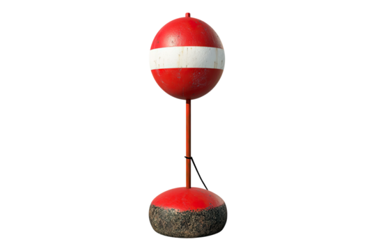 Sea buoy Isolated on transparent background