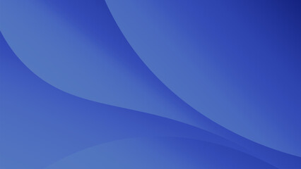 Abstract Blue Curved Background with Gradient Wave-Like Design