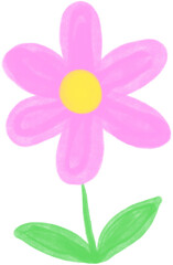 Naklejka premium 꽃