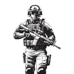 Fototapeta premium us army vector