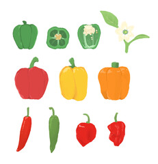いろいろな野菜のイラスト