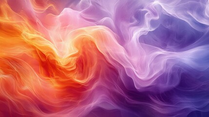 Obraz premium A mesmerizing spectacle of swirling, abstract forms, where colors and shapes intertwine in a dynamic, ethereal dance.