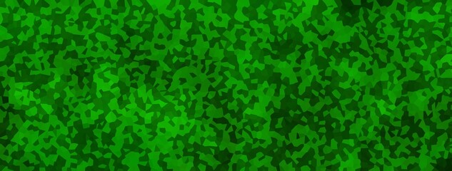 Abstract green background from particles textures for graphic design, web, banner, posters. Foliage fantasy mosaic background. Template Green design saturation for Banner, poster.