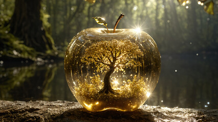 Golden apple. Greek mythology. For the most beautiful woman.

