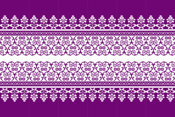 Pink,purple,ethnic, fabric , Geometric, seamless,pixel traditional ethnic, thai pattern, fabric pattern for textiles, rugs, wallpaper, clothing, sarong, batik, print, background, cover, illustration, 