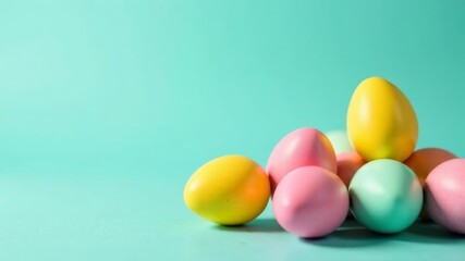Obraz premium colorful easter eggs for easter