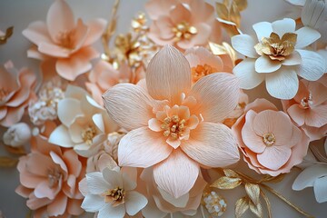 A Gorgeous Close-Up of Crocuses Blooming in a Bright Garden