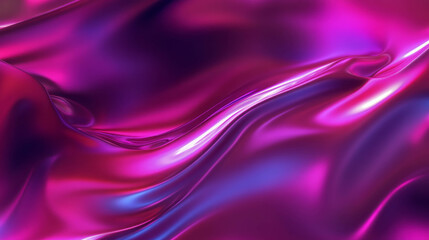 Naklejka premium Vibrant abstract chaotic waves in pink and purple tones for artistic design