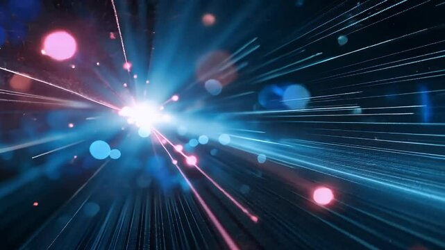 テクノロジーの抽象的な背景動画