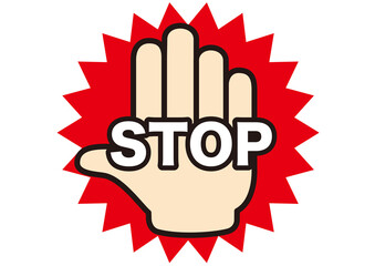 ストップ,立入禁止,止まれ,危険,危ない,禁止,警告,注意,制限,生活,防止,マーク,アイコン,進入禁止,入場禁止,手,事故防止,抑止,注意喚起,ピクトグラム,ピクトサイン,シンプル,シンボル,標識,要注意,注目,違反,警報,警戒,忠告,看板,用心,記号,デザイン,素材,イラスト