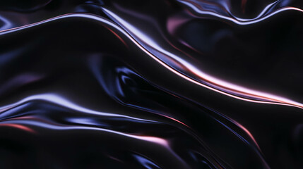 Obraz premium Abstract smooth wave pattern with pale overlay on dark background for modern decor