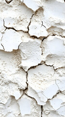 Obraz premium Cracked, off-white stucco wall texture