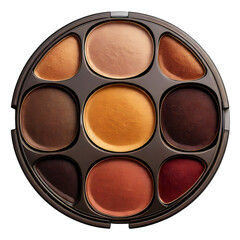 Fototapeta premium Eyeshadow palettes (neutral, colorful, smoky) isolate with white background.white back-165.png