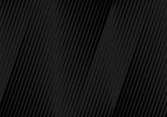 Obraz premium Black abstract background design. Modern wavy line pattern in monochrome colors. Premium stripe texture for banner, business backdrop