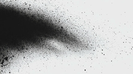 Obraz premium Abstract texture of household dust and allergens on white background