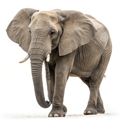 elephant isolated on white. gaint elephant. 