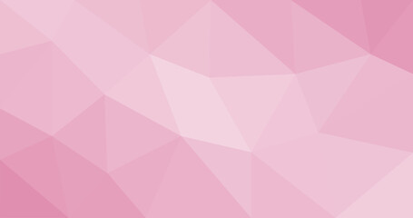 Obraz premium Pink abstract polygonal background. Triangle geometric background. Vector illustration.