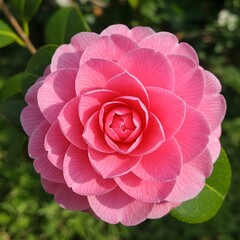 pink rose in garden