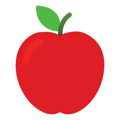 Red apple illustration. Apple Clip art