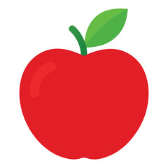 Red apple illustration. Apple Clip art