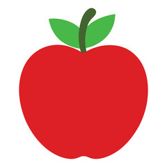 Red apple illustration. Apple Clip art