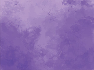 Purple Watercolor Cloud Background with Dreamy Soft Texture
