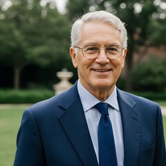 portrait of senior businessman