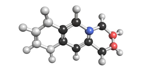  3D Molecular Structure of a Chemical Compound